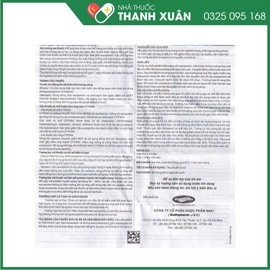 Neuractine 2mg thuốc điều trị triệu chứng mất ngủ